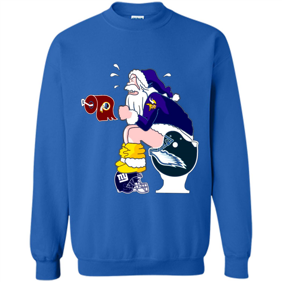 Minnesota Vikings Toilet Santa Claus PINGPONG