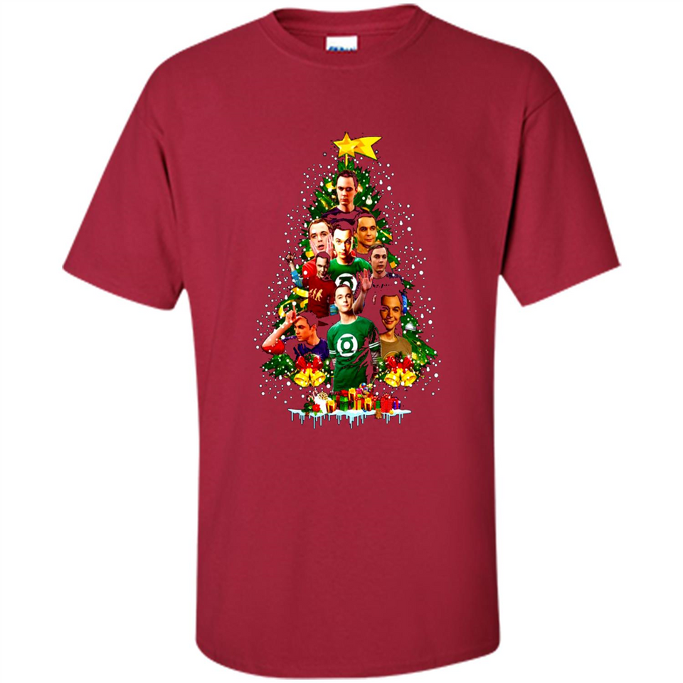 Sheldon Cooper Christmas tree sweater PINGPONG