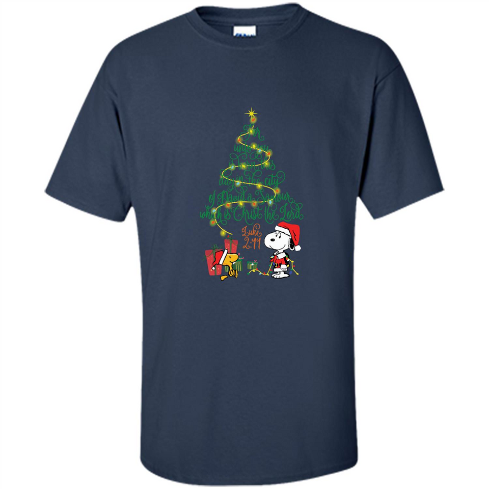 Snoopy-Woodstock-Christmas-tree-for-unto-you-is-born-this-day