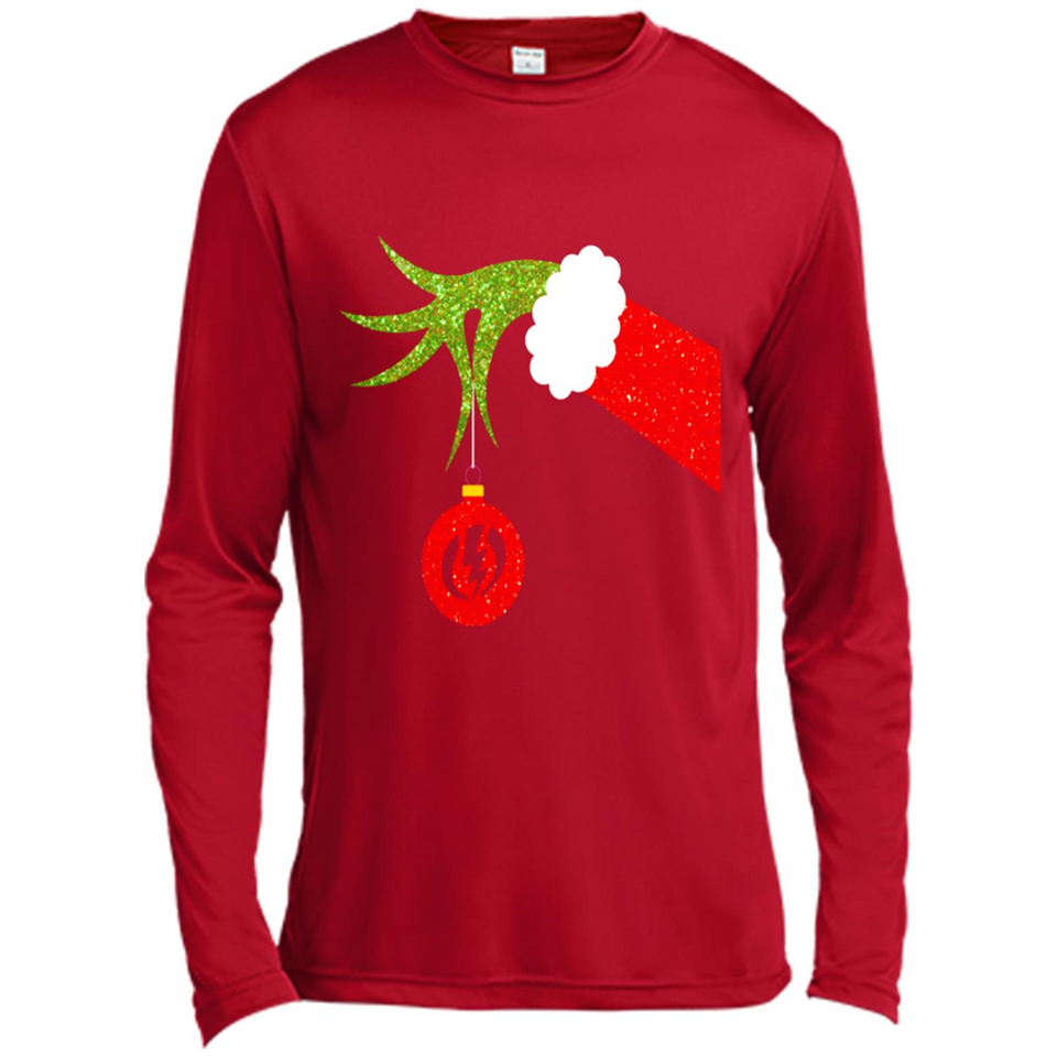 Funny Grinch Hand Holding Electric Ornament Christmas PING PONG