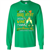 Let’s Bake Stuff Drink And Watch Hallmark Christmas Movies Sweatshirt PINGPONG