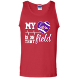 Baltimore Ravens Football My Heart is on that Field - Tank Top