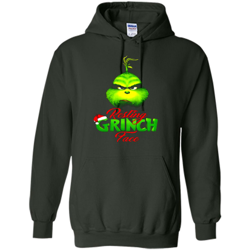 Resting Grinch Face Shirt PINGPONG - Hoodie