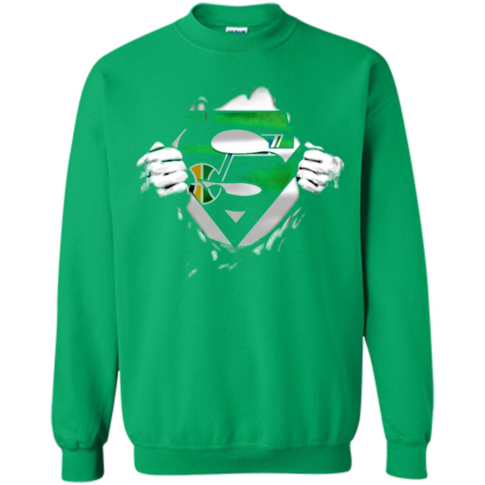 Utah Jazz And Superman Fans - Sweatshirt