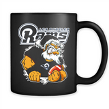 Grumpy Santa Claus Los Angeles Rams Football Team PINGPONG