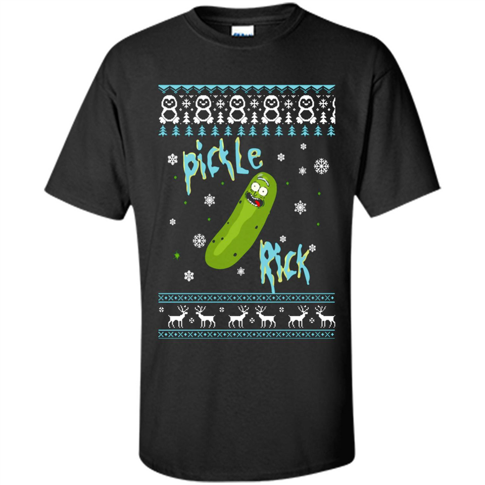 Rick and Morty Pickle Rick Ugly Christmas Sweater - Shirt
