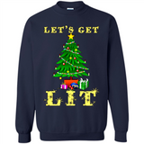 Let’s Get Lit Christmas Drinking sweater PINGPONG