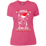 Morning Person Dutch Shepherd Funny Xmas - Ladies' Boyfriend T-Shirt