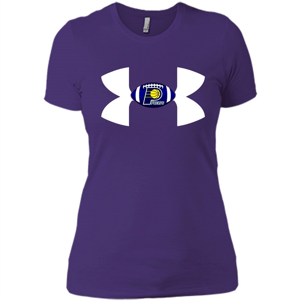 Indiana Pacers Under Armour Logo - Ladies' Boyfriend T-Shirt