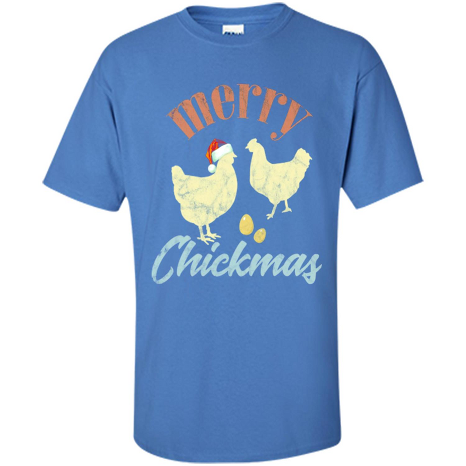 Christmas Chicken Vintage Shirt Funny Santa Hen Farmer Lover - Shirt