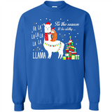 Llama Tis the season to be slothy Christmas sweatshirt PINGPONG - Sweatshirt