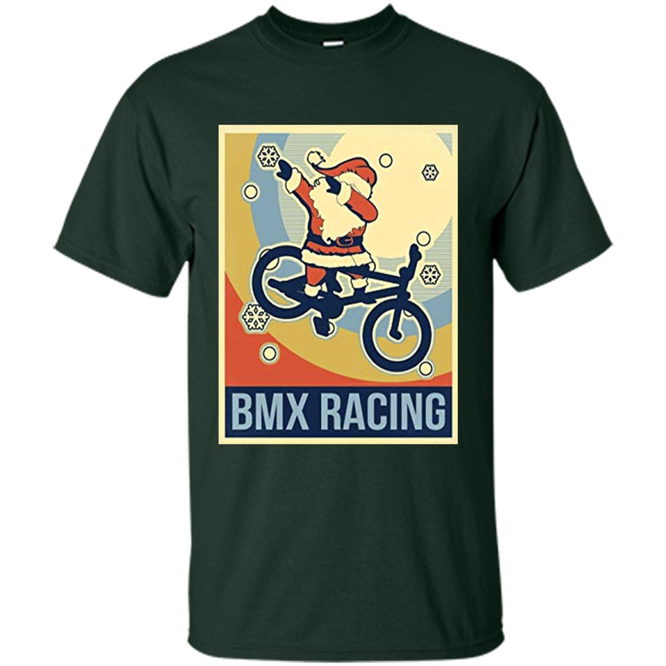 bmx racing dabbing Santa Christmas