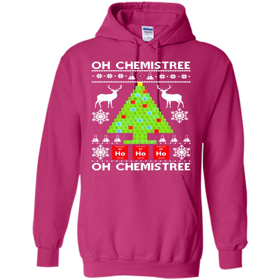 Oh Chemistree, Oh Chemistree Christmas Ugly Sweater - Hoodie