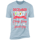 December 1987 31 Years Of Being Classy Sassy - Premium Short Sleeve T-Shirt