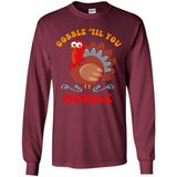 Thanksgiving Gobble Wobble Turkey - Long Sleeve T-Shirt
