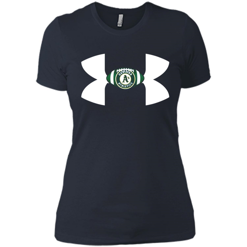 Oakland Athletics Under Armour Logo - Ladies' Boyfriend T-Shirt