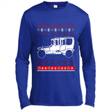 Christmas Ugly Sweater Automobile Ugly Christmas Sweater - Canvas Long Sleeve T-Shirt