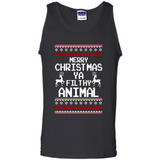 Merry Christmas ya filthy animal ulgy sweater PINGPONG