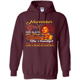 November Girl She Slays She Prays Beautiful Birthday PINGPONG