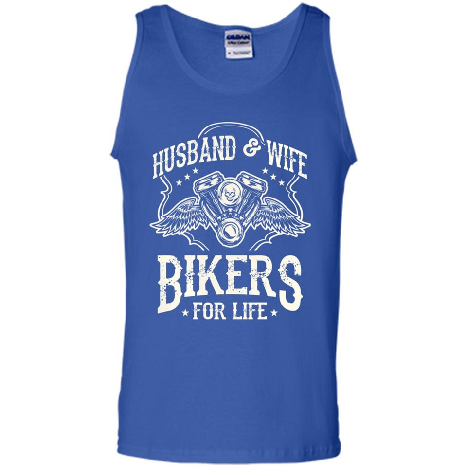 Husband & Wife Biker For Life Couple