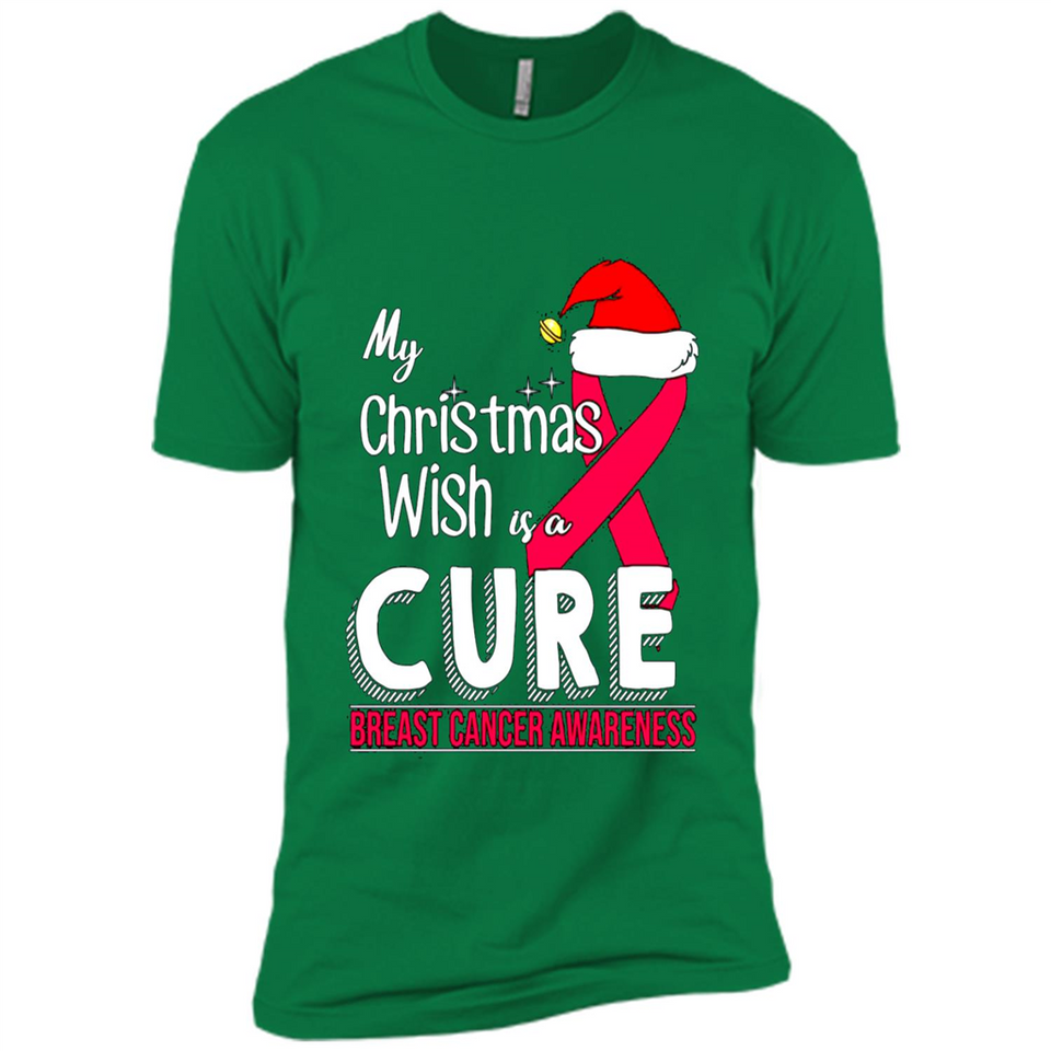 My Christmas Wish Is A Cure Breast Cancer Awareness sweater PINGPONG