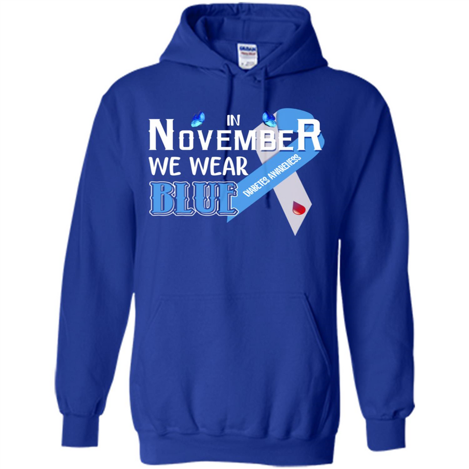 November We Wear Blue Diabetes Awareness