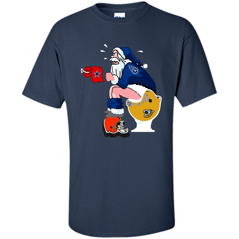 Tennessee Titans Santa Claus Toilet