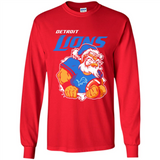 Grumpy Santa Claus Detroit Lions Football Team PINGPONG
