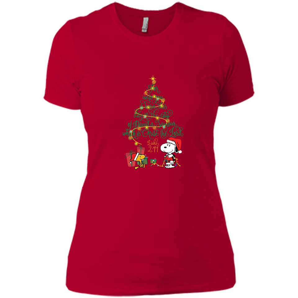 Snoopy-Woodstock-Christmas-tree-for-unto-you-is-born-this-day