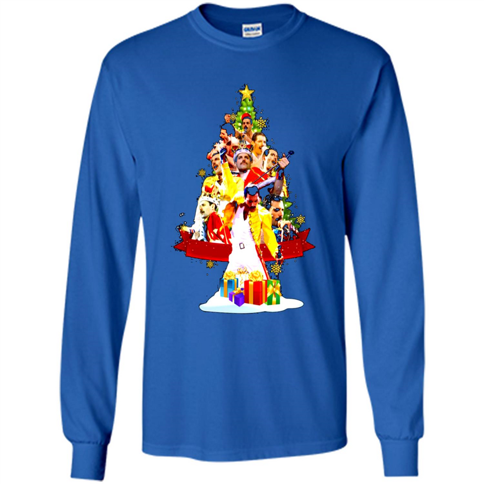 Freddie Mercury Christmas Tree Sweatshirt PING PONG
