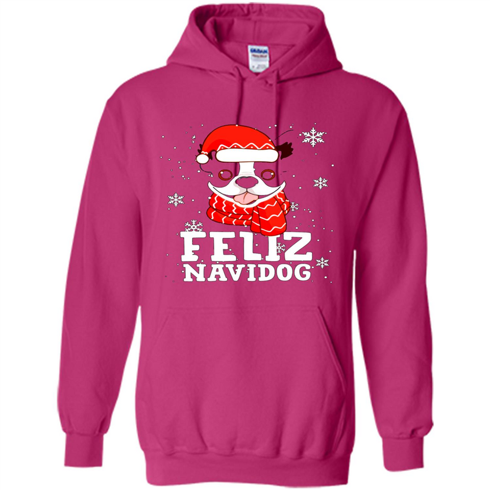 Feliz Navidog Boston Terrier Dog Ugly Xmas Sweater PING PONG