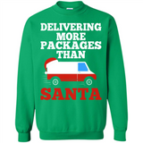 Delivering More Packages Than Santa Shirt - Postal Gift - Sweatshirt