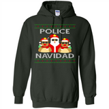 FUNNY POLICE NAVIDAD T-SHIRT Santa Christmas Party - Hoodie