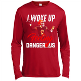 I woke up feeling dangerous - Canvas Long Sleeve T-Shirt