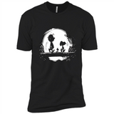Snoopy The Peanuts Walking To The Moon