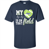 Seattle Seahawks Football My Heart is on that Field - Shirt
