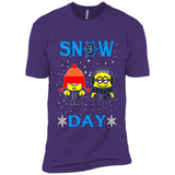 Snow Day Shirt For Detroit Tigers Vs Minion Fans pingpong