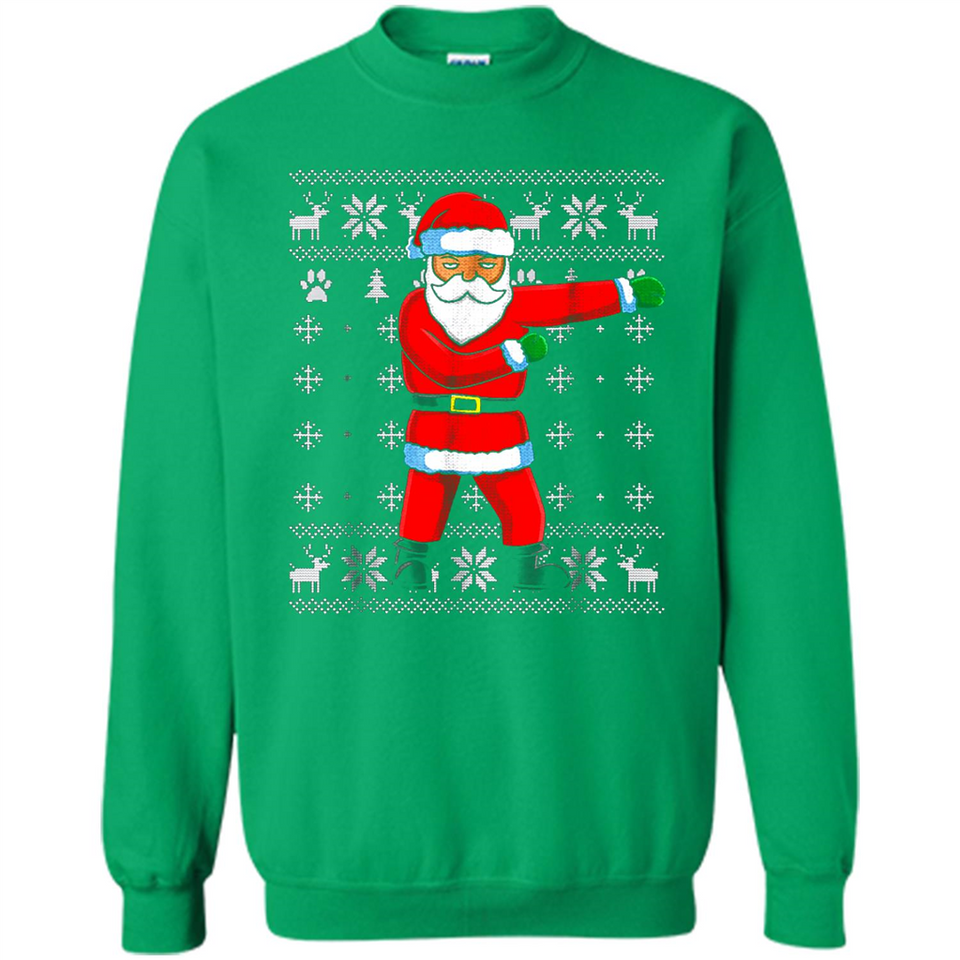 Flossing Santa Christmas Ugly Sweater Style Pajama Xmas Gift - Sweatshirt