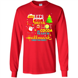 Santa claus i just want to bake stuff and waych christmas movi PINGPONG - Long Sleeve T-Shirt