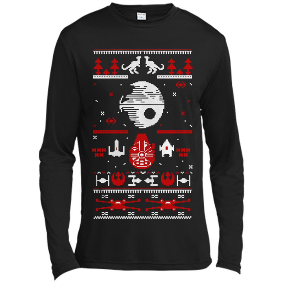 Star Wars Ugly Christmas Sweater - Canvas Long Sleeve T-Shirt