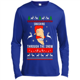 Nigel Thornberry Smashing through the snow Christmas sweatshirt PINGPONG