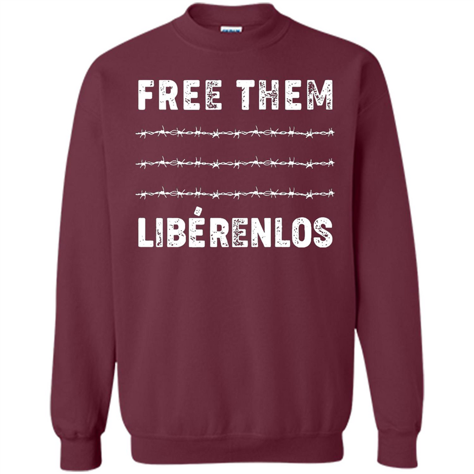 Peaceful Communities- Free Them Liberenlos Shirt PINGPONG - Sweatshirt