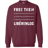 Peaceful Communities- Free Them Liberenlos Shirt PINGPONG - Sweatshirt