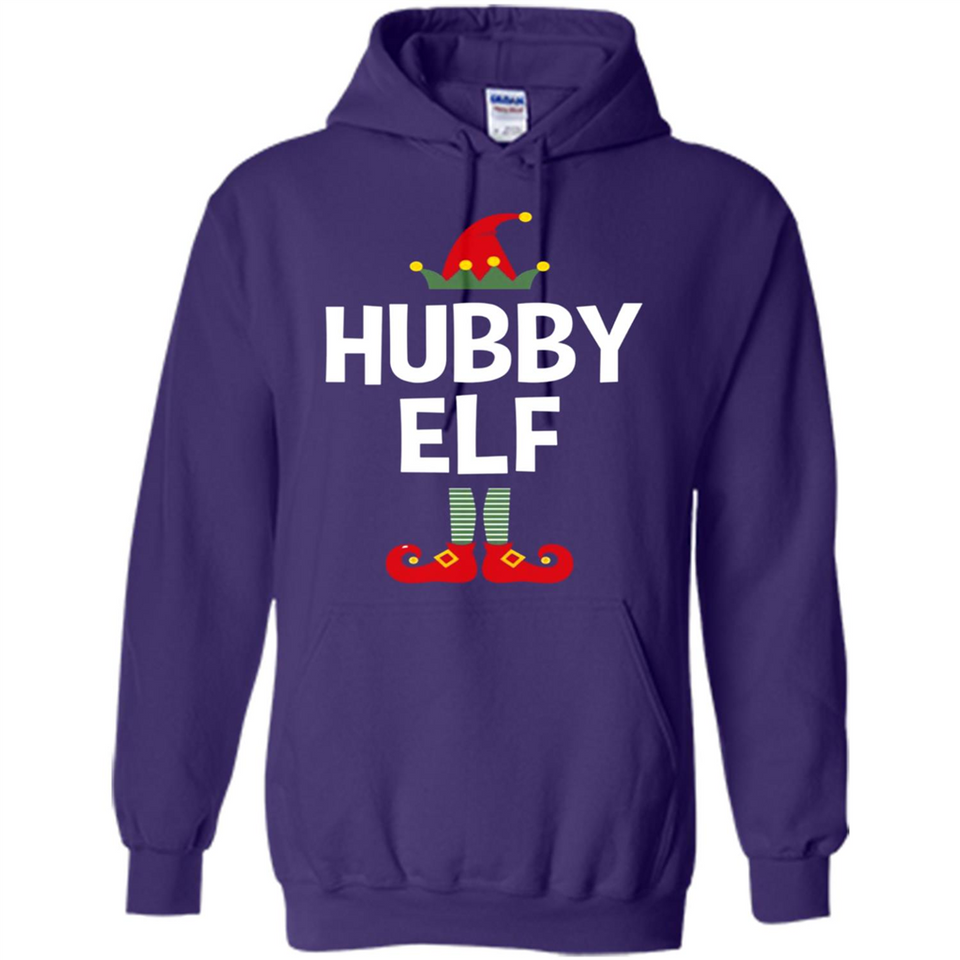 Hubby Elf Shirt - Family Matching Christmas Pajamas - Hoodie