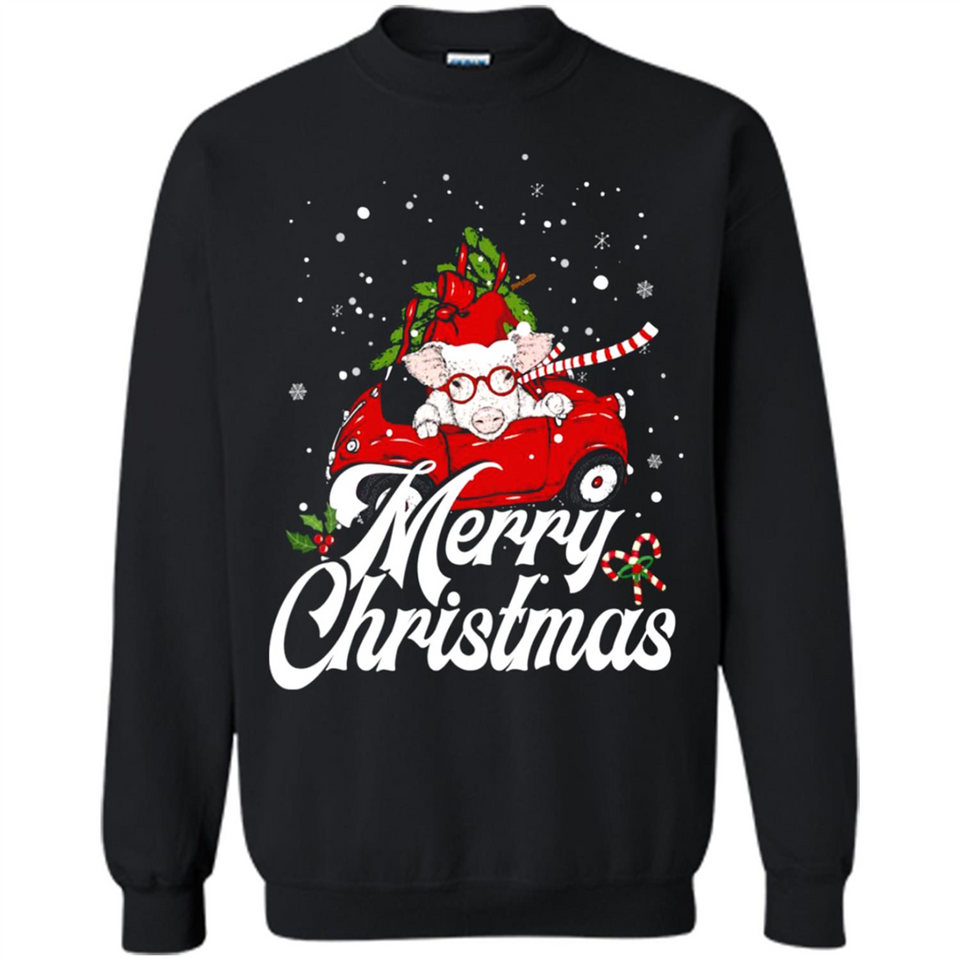 Merry Christmas Pig s - Sweatshirt