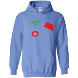 Funny Grinch Hand holding Doctor ornament Christmas Sporty T-Shirt - Hoodie