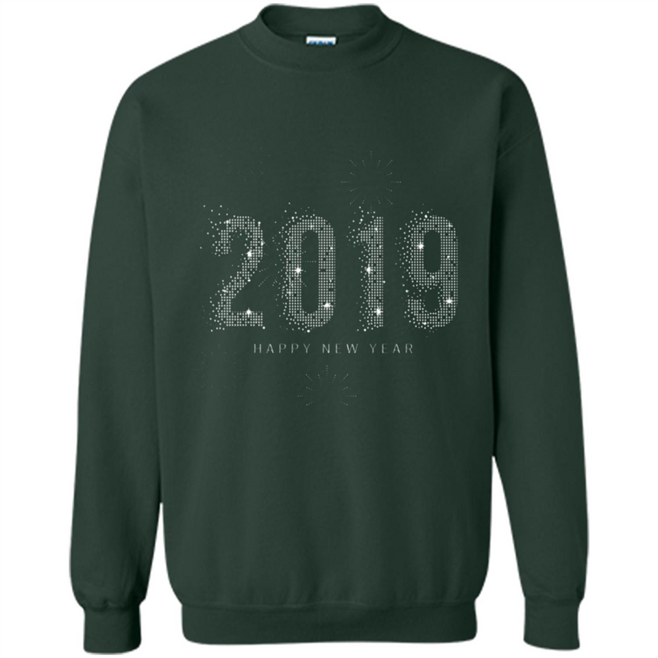 Happy New Year 2019 Sparkle Firework PINGPONG