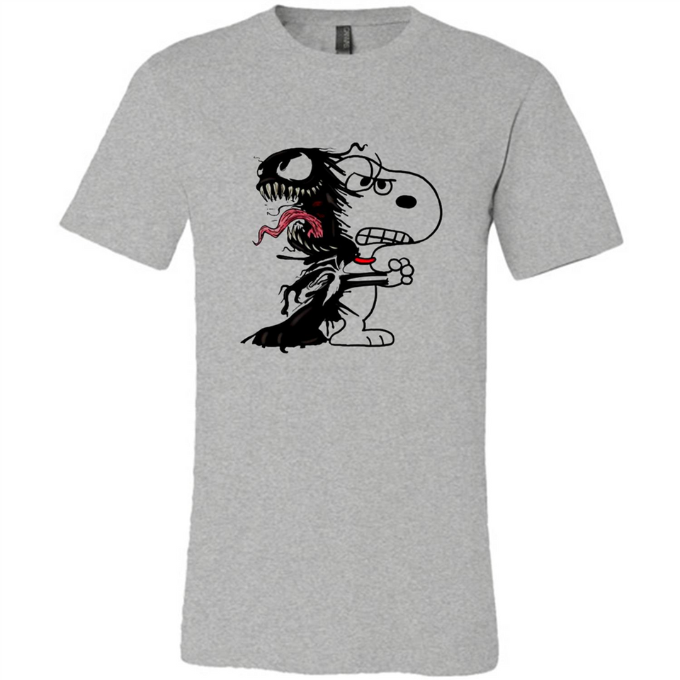 Venom Snoopy MERCHCUTE - Canvas Unisex T-Shirt