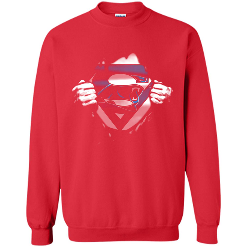 Carolina Panthers And Superman Fans - Sweatshirt