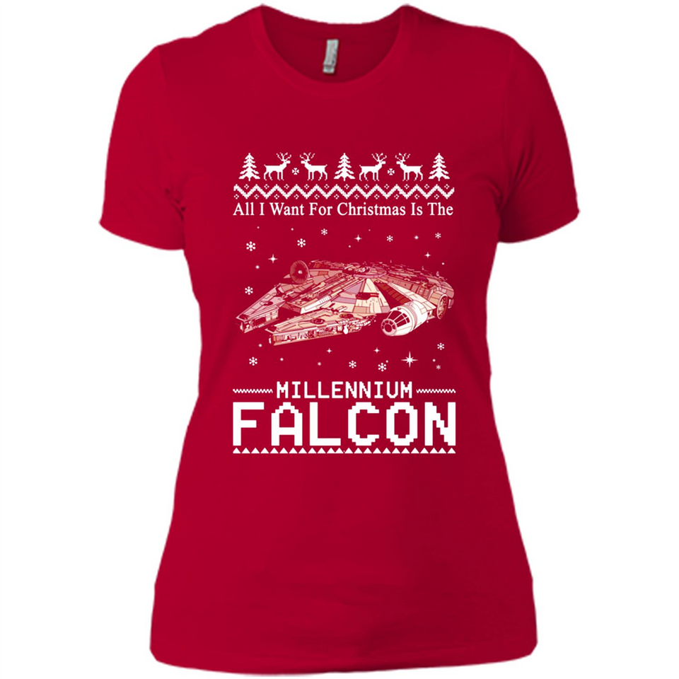 All I Want For Christmas Is The Millennium Falcon ugly PINGPONG